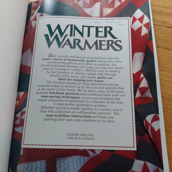 Vintage Quilting Sewing Patterns Book 14 Quilts 16 Small Projects Winter Warmers - Picture 4 of 13